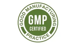 GMP standards seal shown on BloodPril packaging